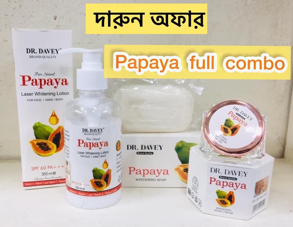 Papaya lotion