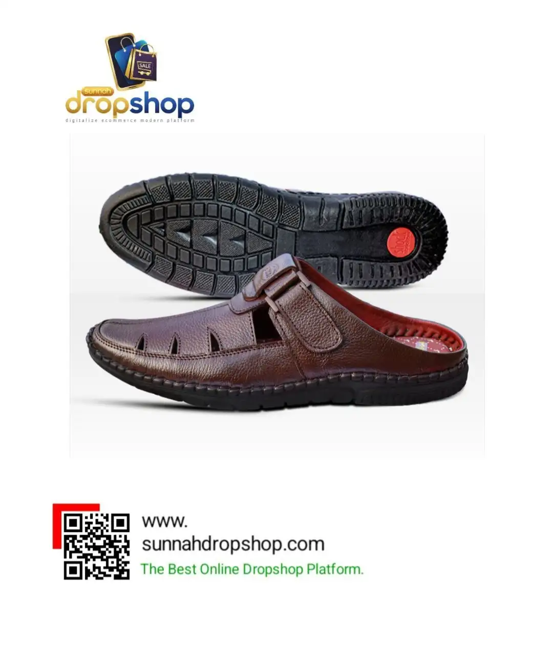 Awsome stylish Genuine Leather Half Sacchi Sandal for Men