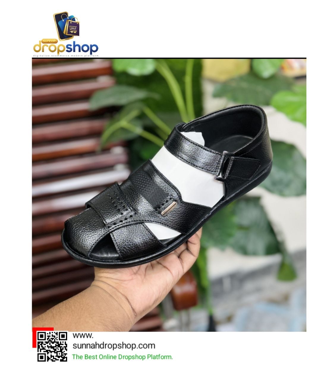 SKM Genuine Leather Premium Sandal for Men