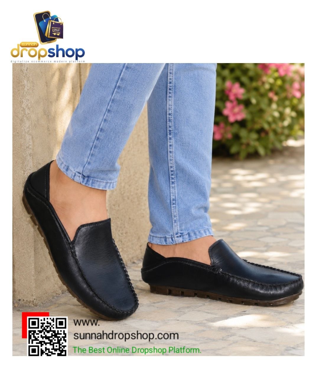 Tow in one Original leather Loafer